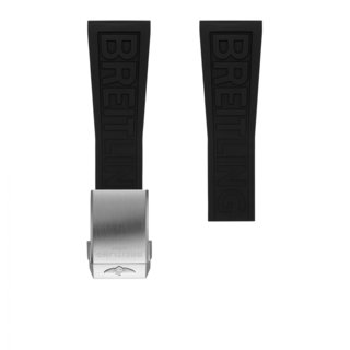 Black Diver Pro rubber strap - 26 mm
