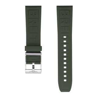 Green Diver Pro rubber strap - 22 mm