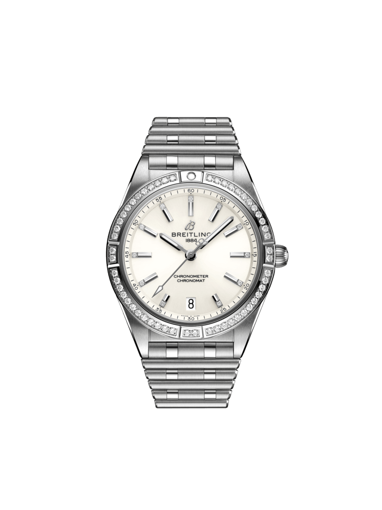 Chronomat Automatic 36 - Stainless steel (gem-set) - White